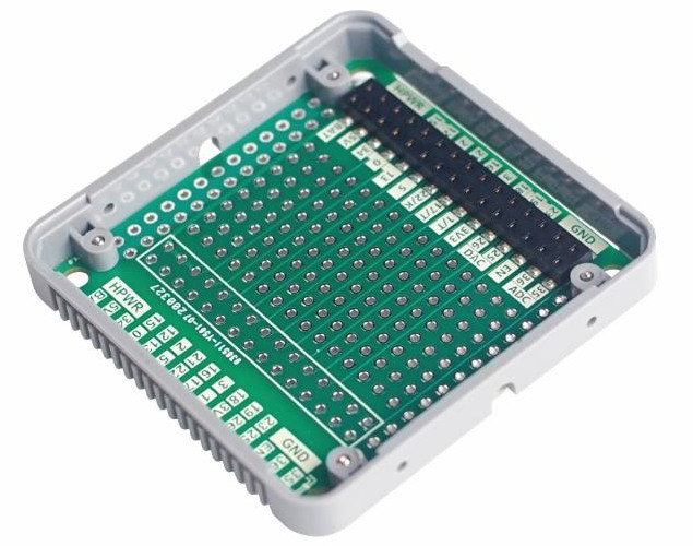 Prototyping-Board im Inneren des Moduls.