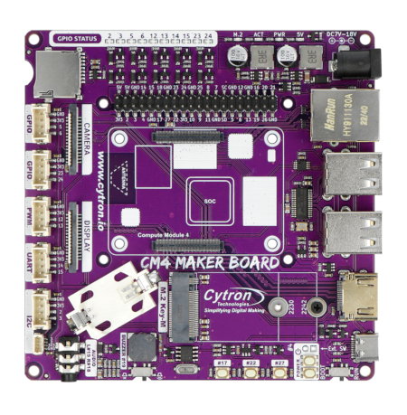 Die Basisplatine ist für das beliebte Compute Module 4 konzipiert
