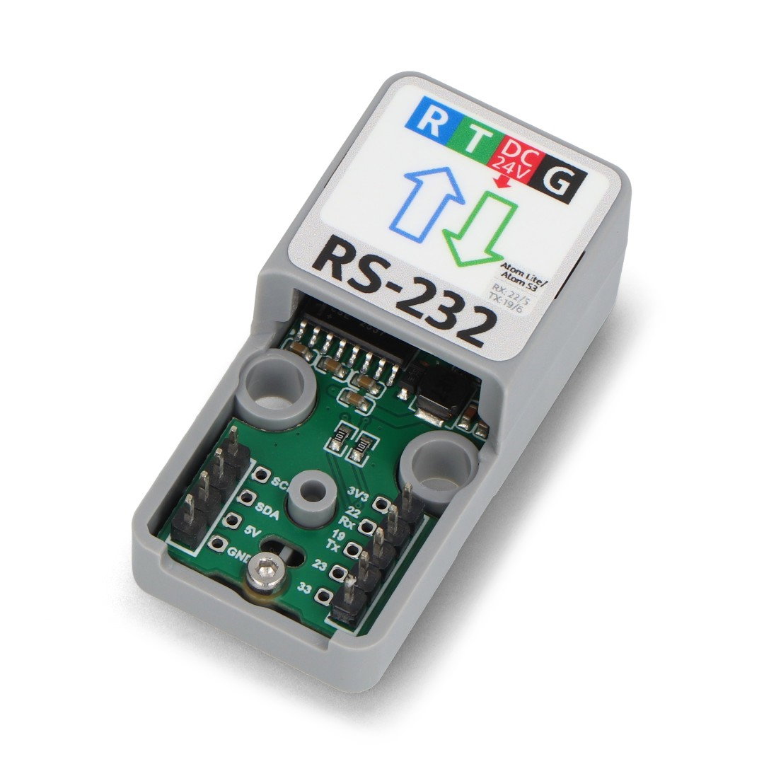 ATOMIC RS232 Base - TTL-RS232 Konverter - Erweiterungsmodul für M5Atom - M5Stack A136