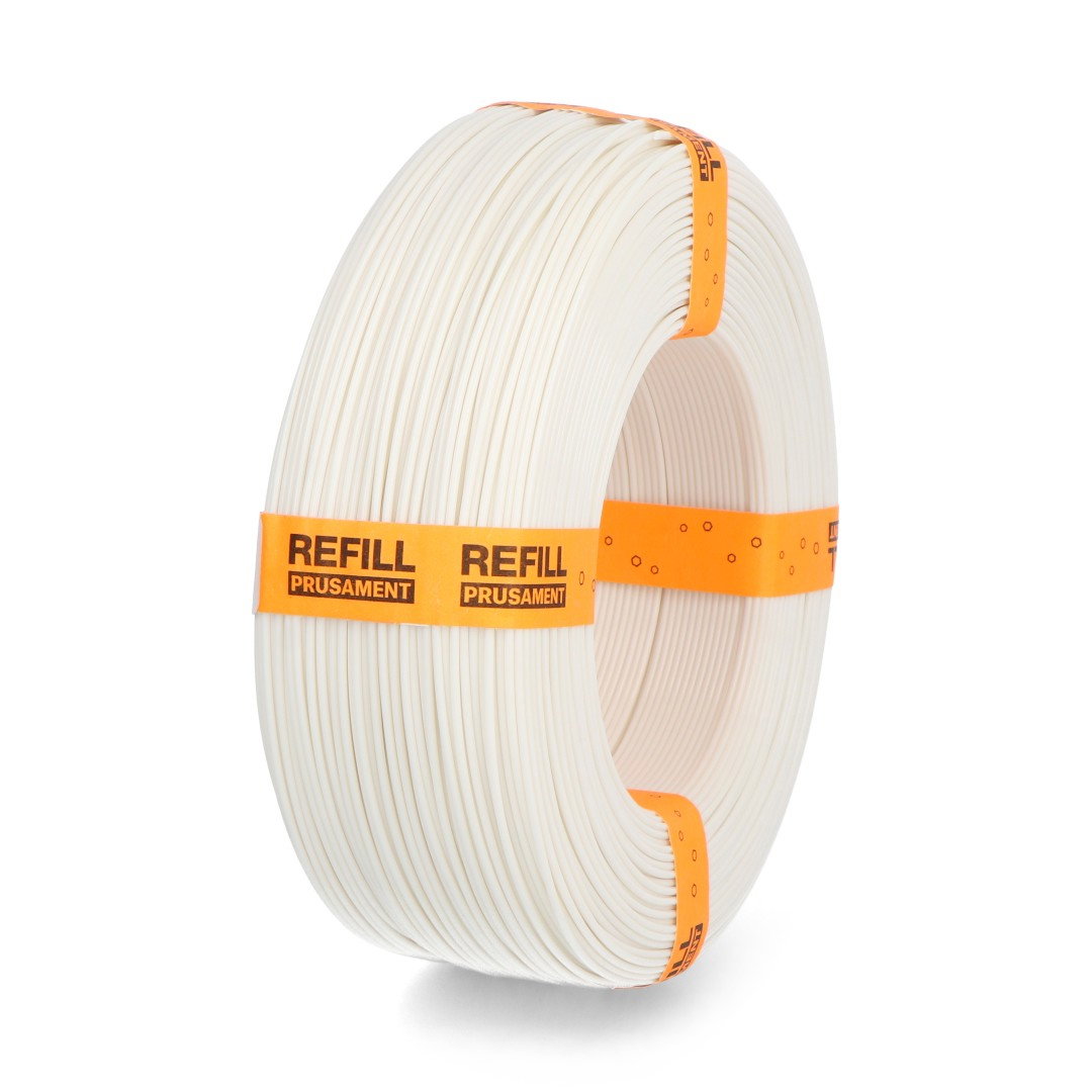 Prusa PLA-Filament-Nachfüllpackung 1,75 mm 0,9 kg – Reinweiß NFC