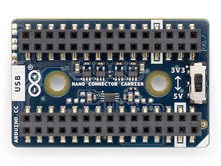 Arduino Nano Connector Carrier - płytka rozszerzeń Qwiic / Grove / microSD - ASX00061