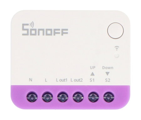 Sonoff MINI-RBS - intelligenter Schalter für Rollläden WiFi / Matter - 2 Stück.