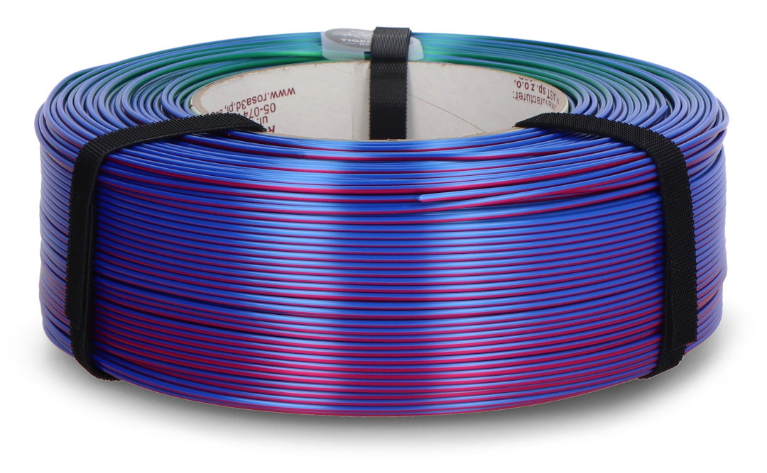Rosa3D Magic Silk PLA-Filament in der Farbe Aurora