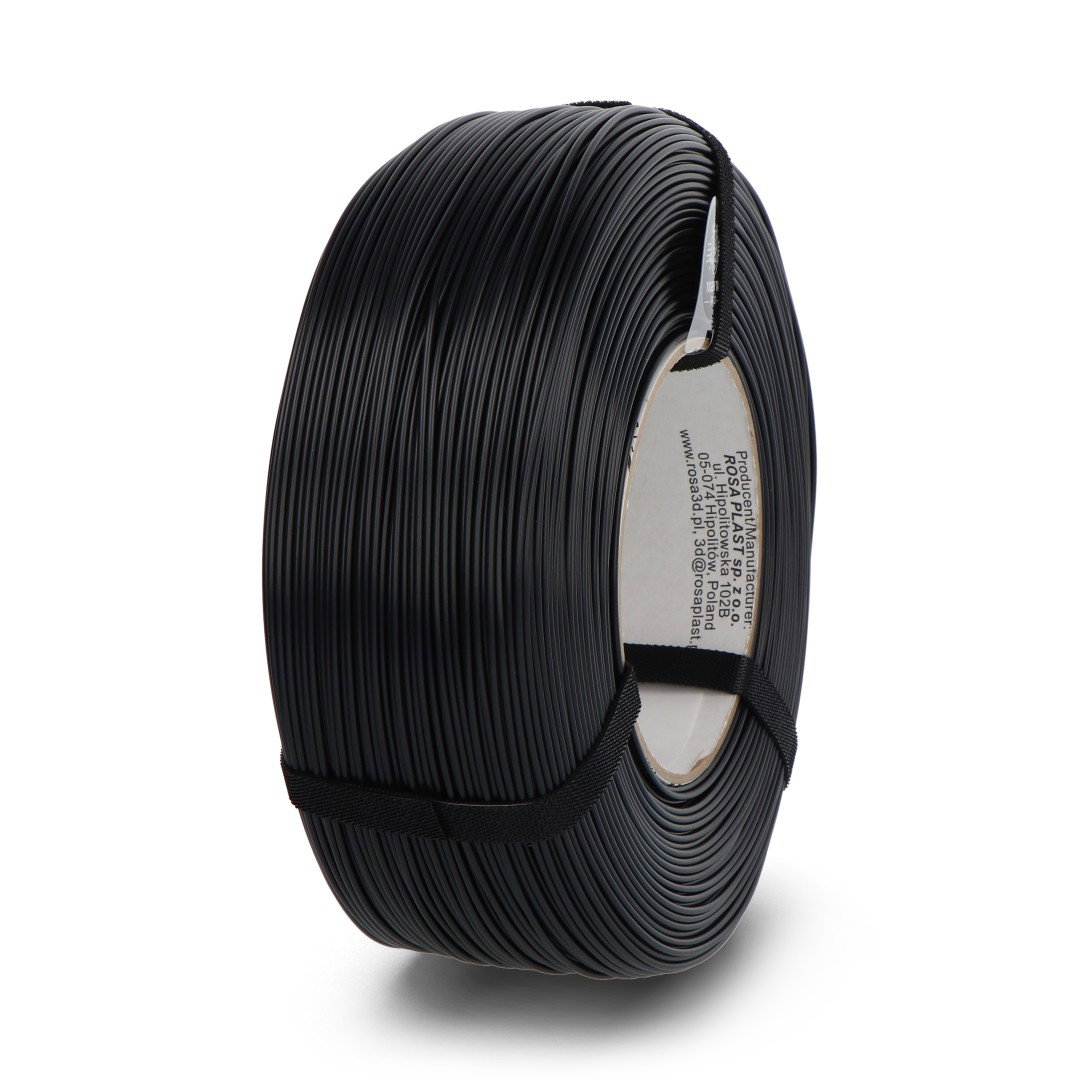 Rosa3D Nachfüllpackung ASA Filament 1,75 mm 1 kg - Schwarz