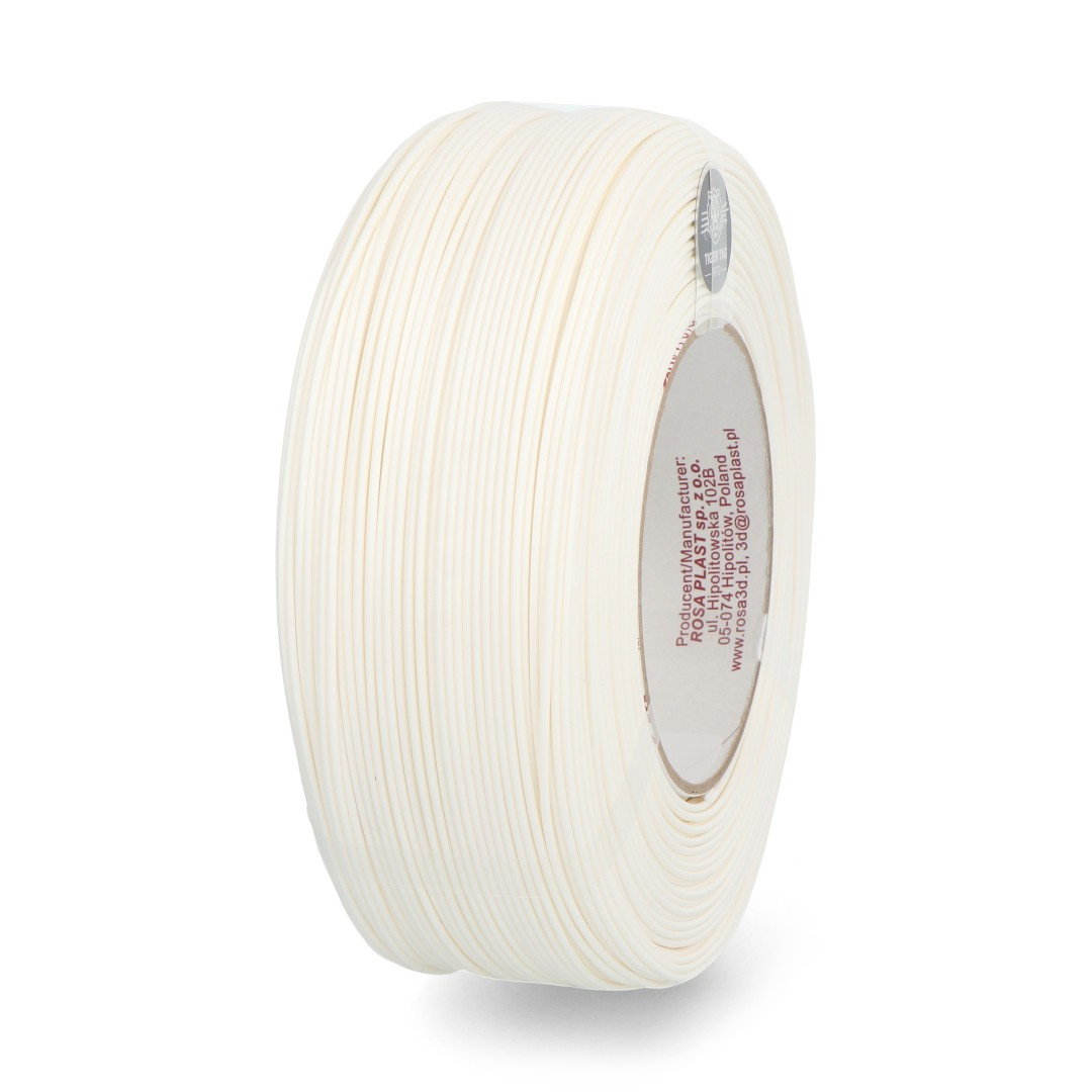 Rosa3D Nachfüllpackung PLA-Starterfilament 1,75 mm 1 kg – Weiß