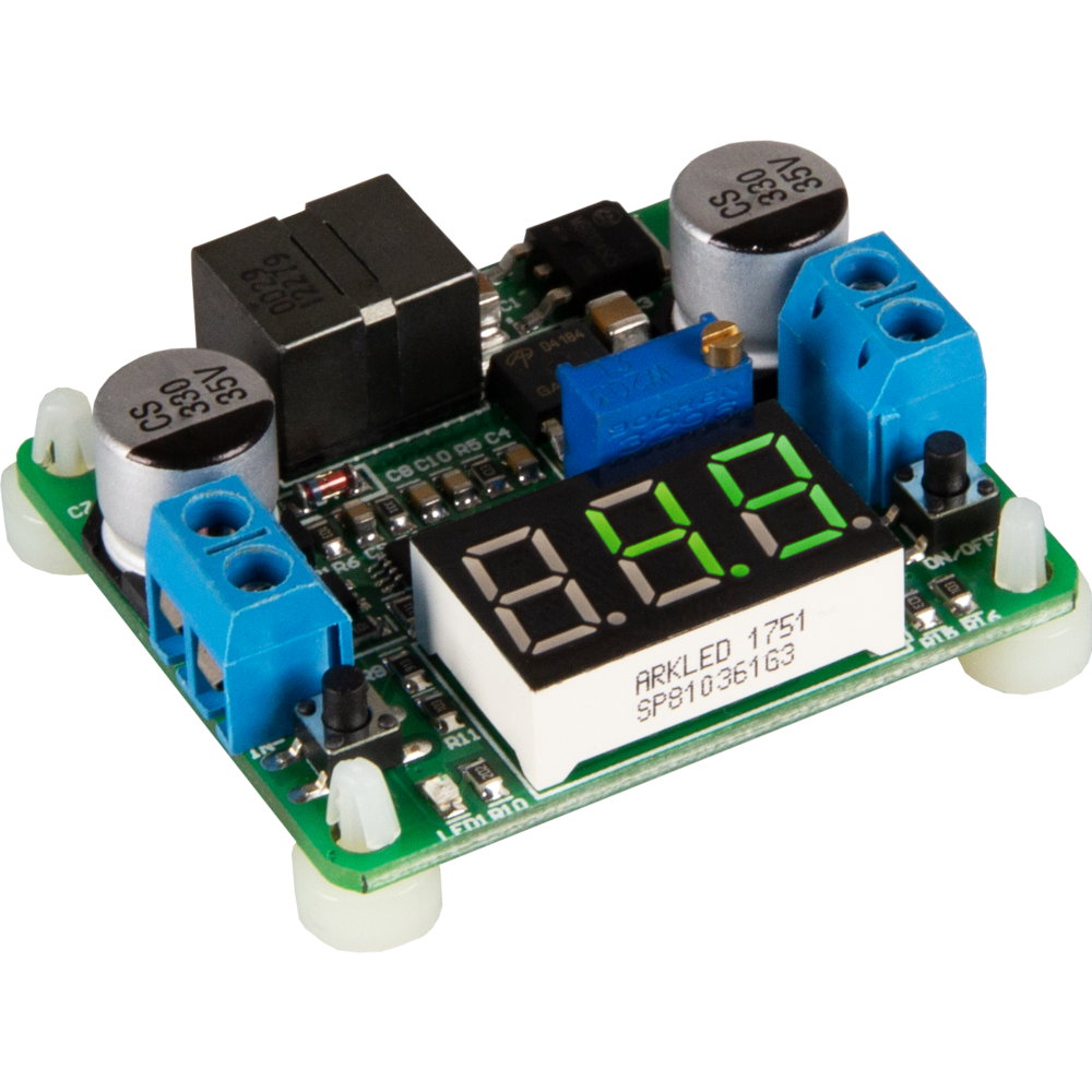 Buck-Boost-Wandler - Aufwärts-/Abwärtswandler - DC 25 W 2 A mit LED-Anzeige