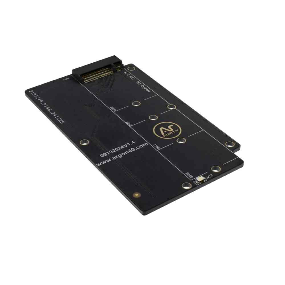 Argon ONE V5 M.2 NVMe - M.2 NVMe Erweiterungskarte für Raspberry Pi 5